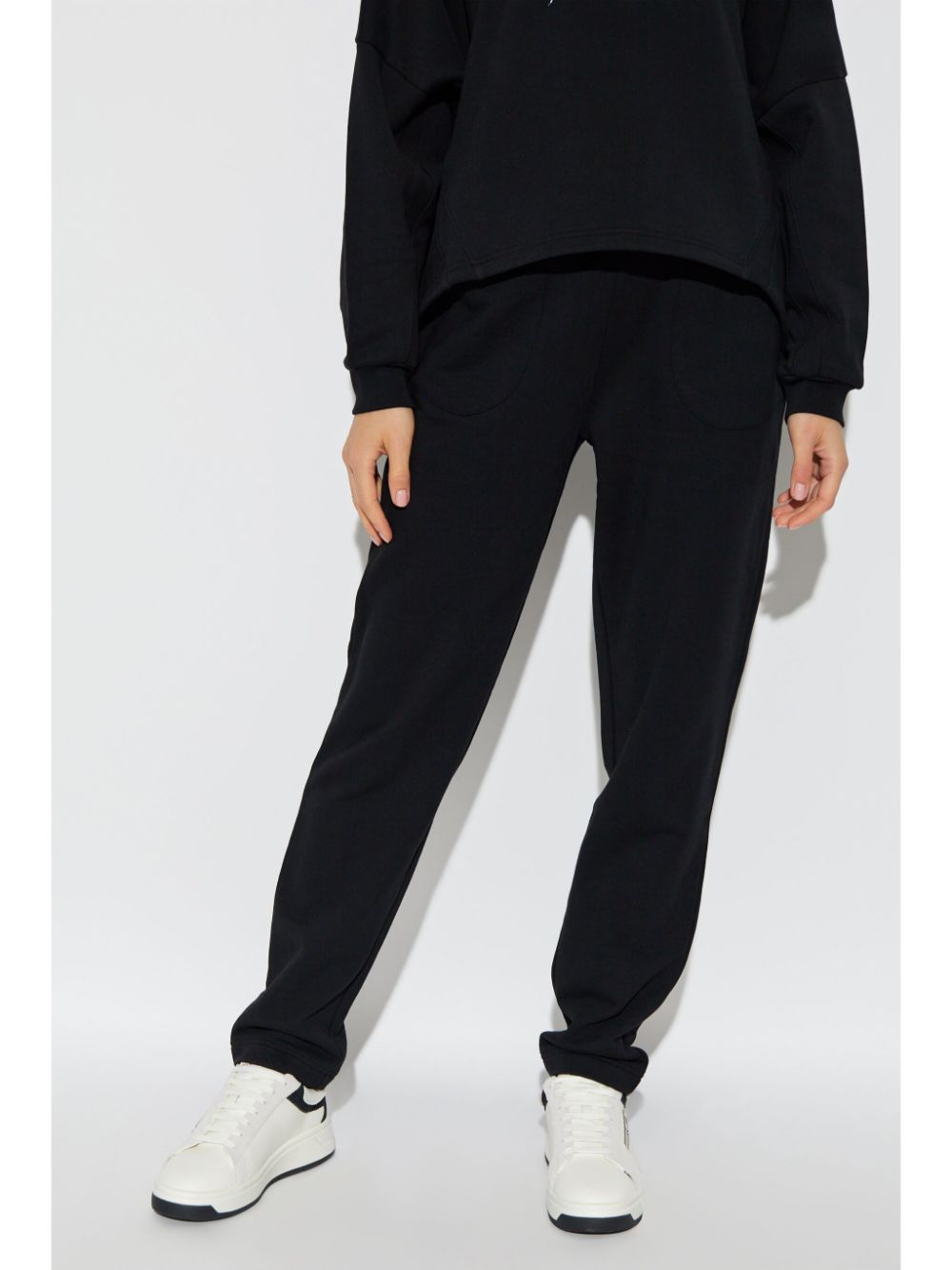 Emporio Armani Trousers Nero Cotton