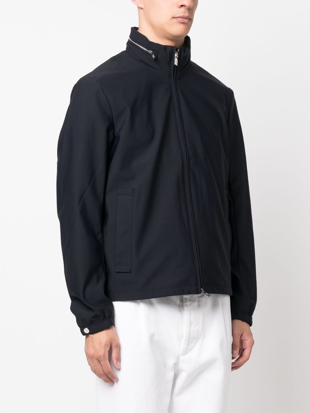 Emporio Armani Coats Blu Polyamide Elastane