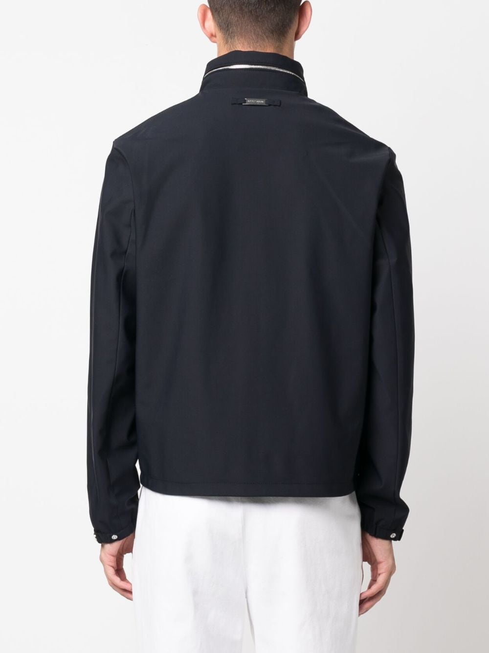 Emporio Armani Coats Blu Polyamide Elastane