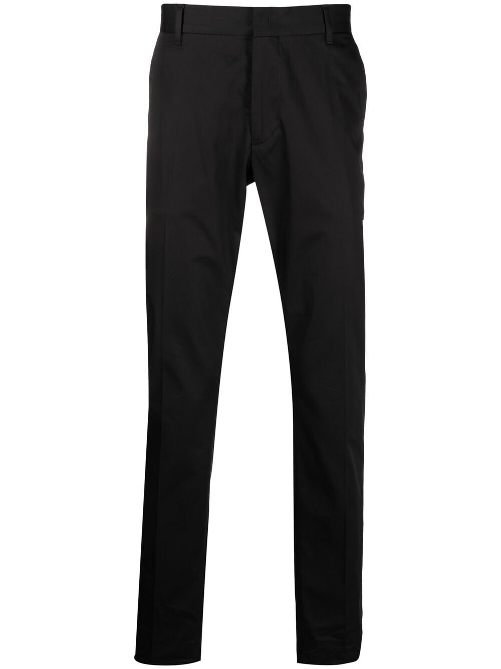 Emporio Armani Trousers Nero Cotton Elastane