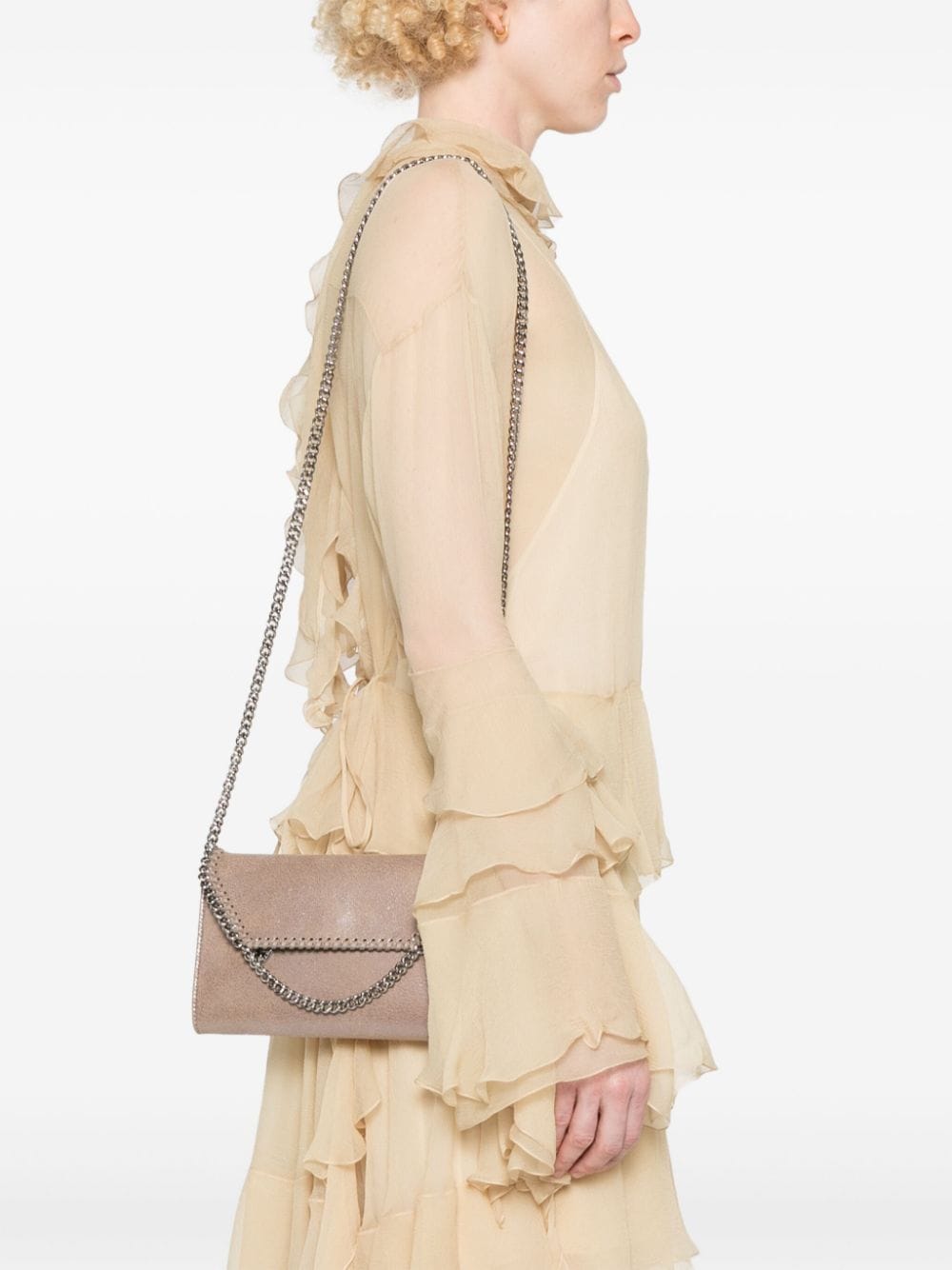 Stella Mccartney Bags Beige Outer: Acrylic