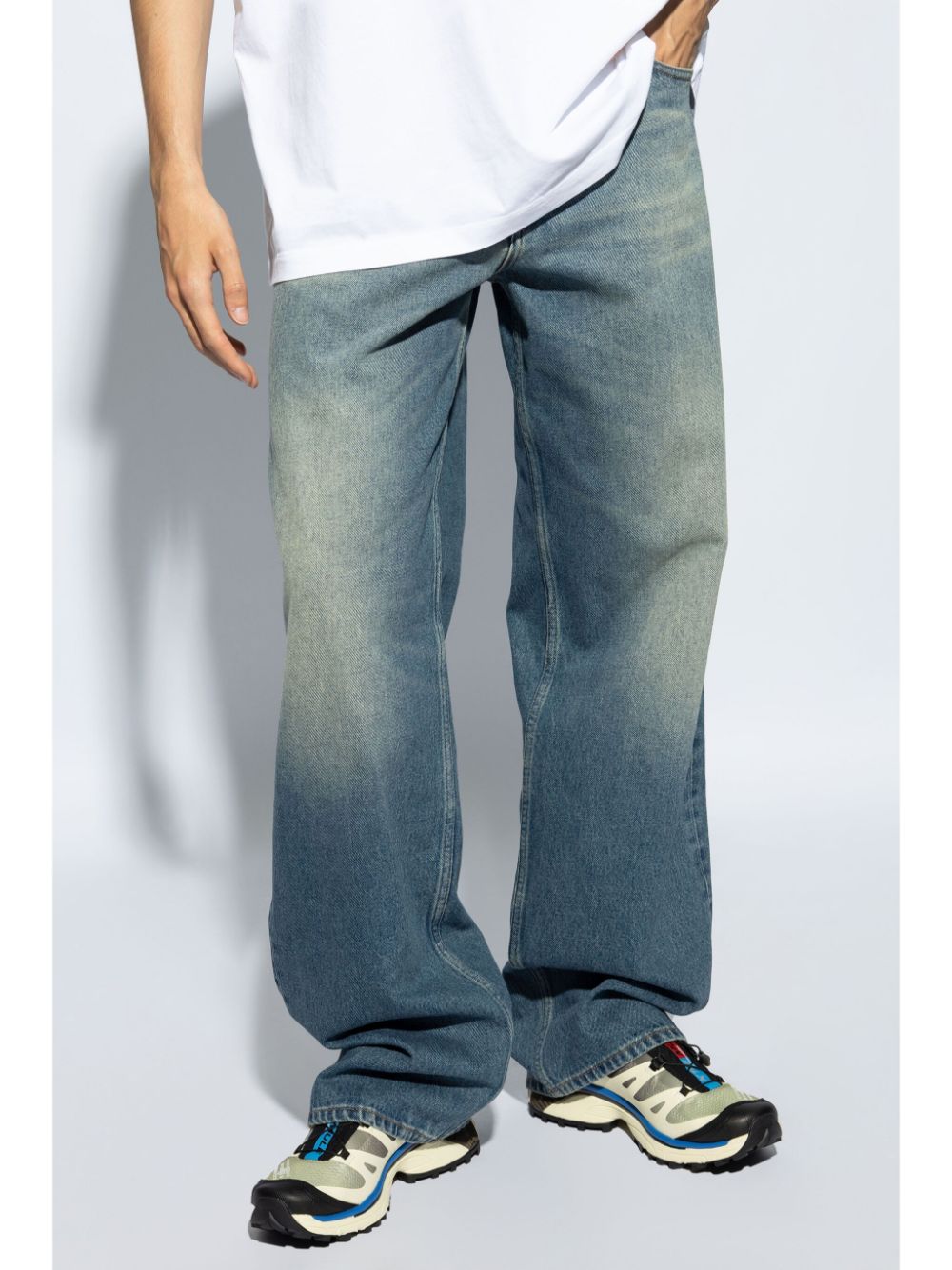 Mm6 Maison Margiela Jeans Clear Blue Cotton