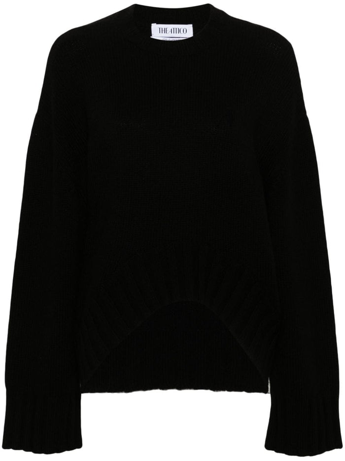 The Attico Sweaters Black Wool Cashmere