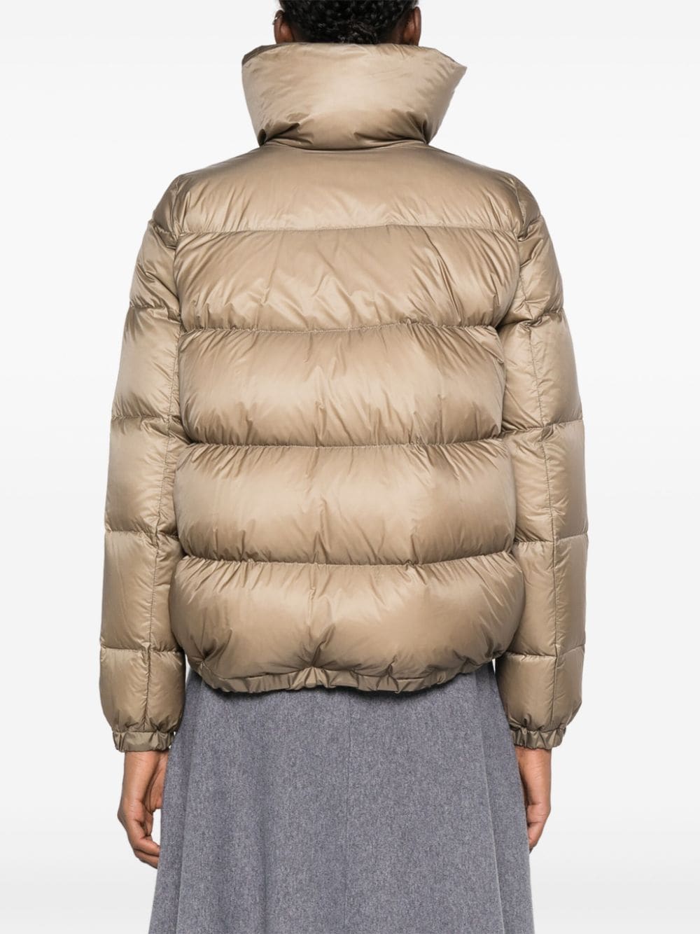 Sacai Coats Beige Nylon
