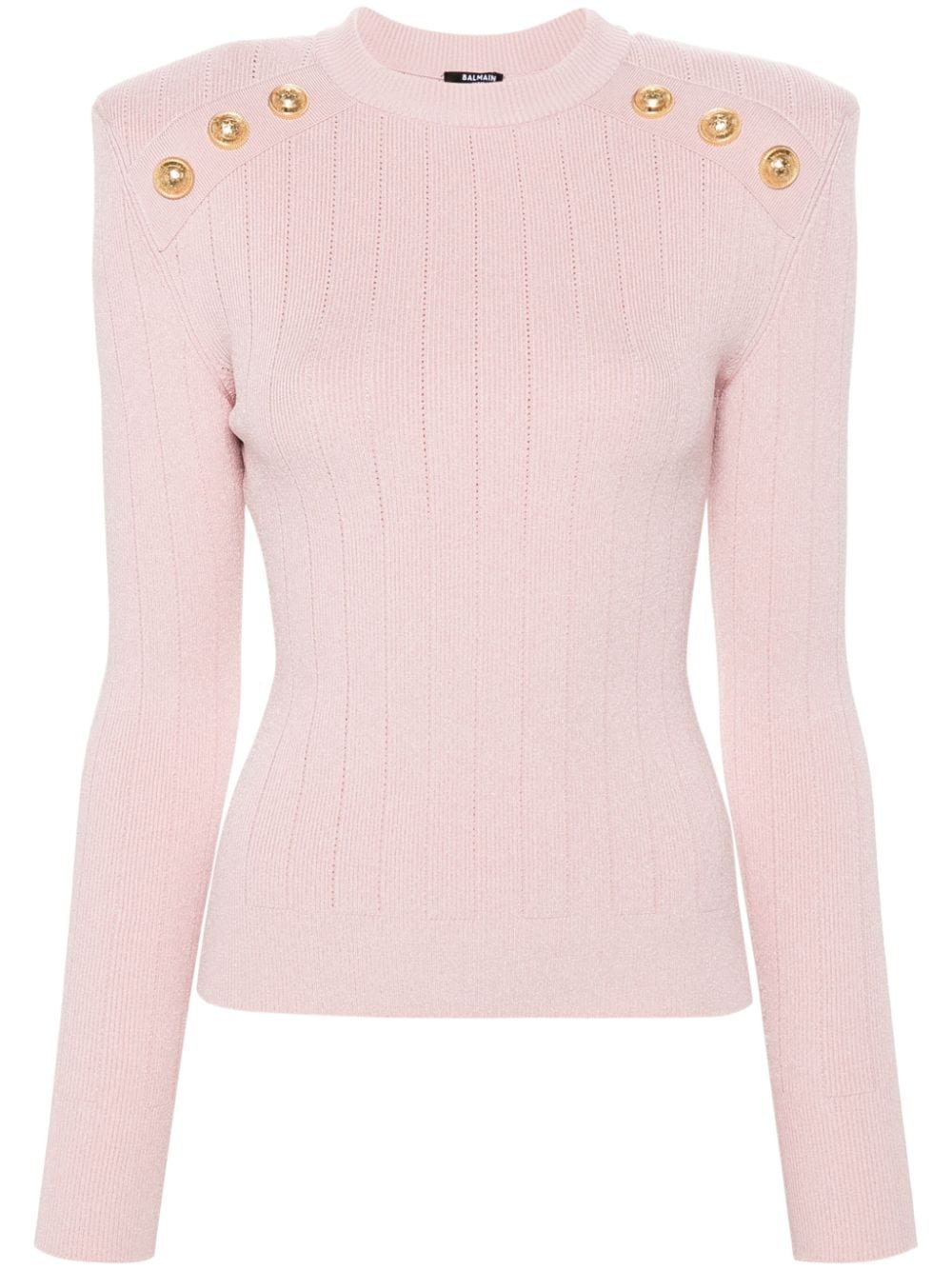 Balmain Sweaters Pink Viscose