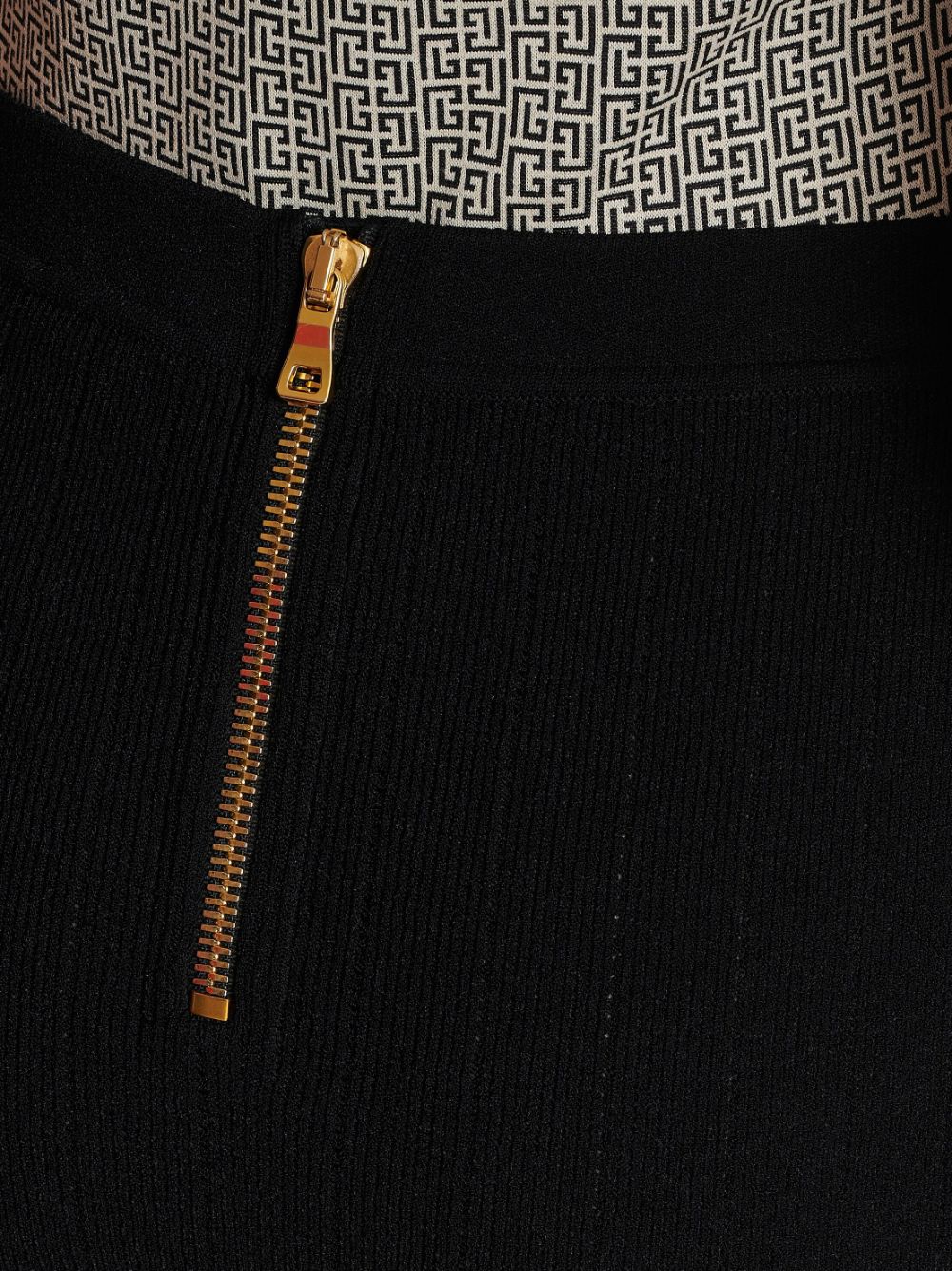 Balmain Skirts Black Viscose Polyester
