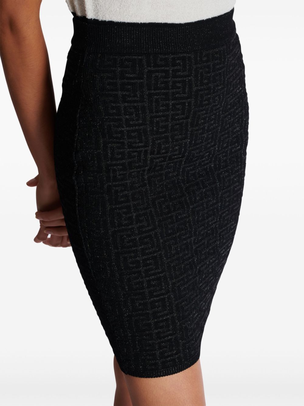 Balmain Skirts Black Viscose