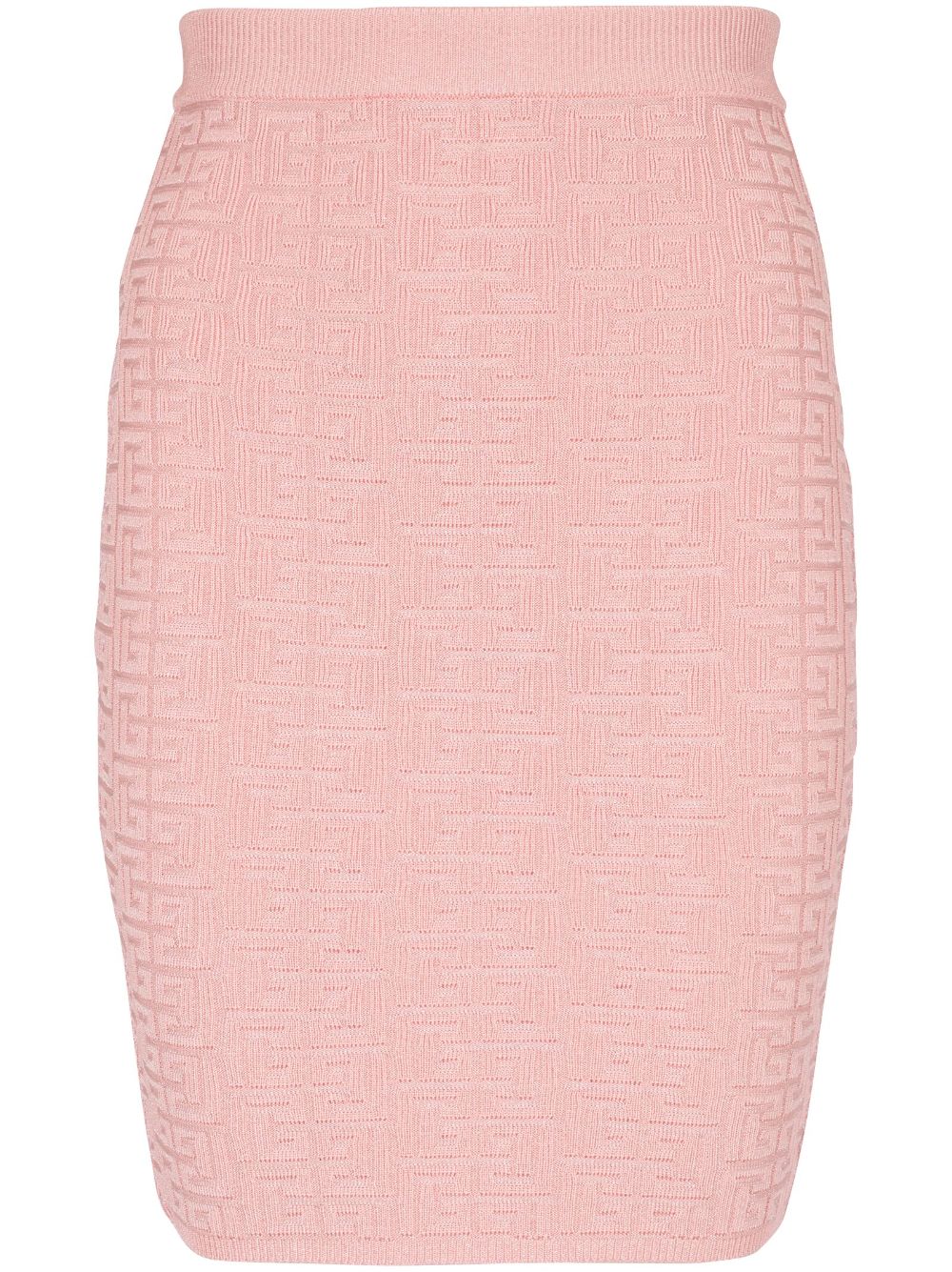 Balmain Skirts Pink Viscose Polyamide Polyester