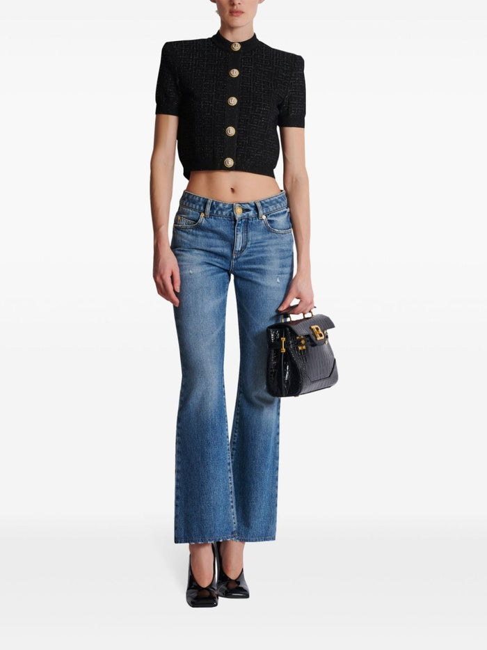 Balmain Sweaters Black Viscose