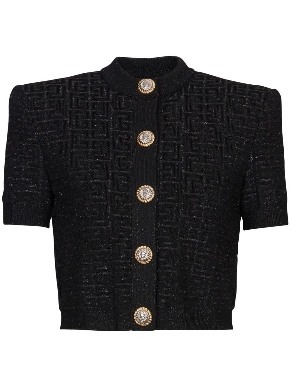 Balmain Sweaters Black Viscose
