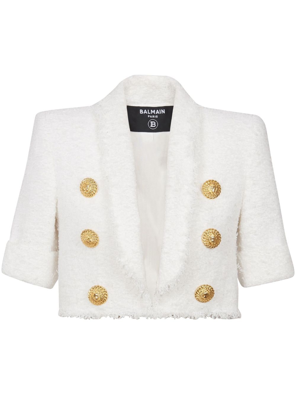 Balmain Jackets White Polyamide