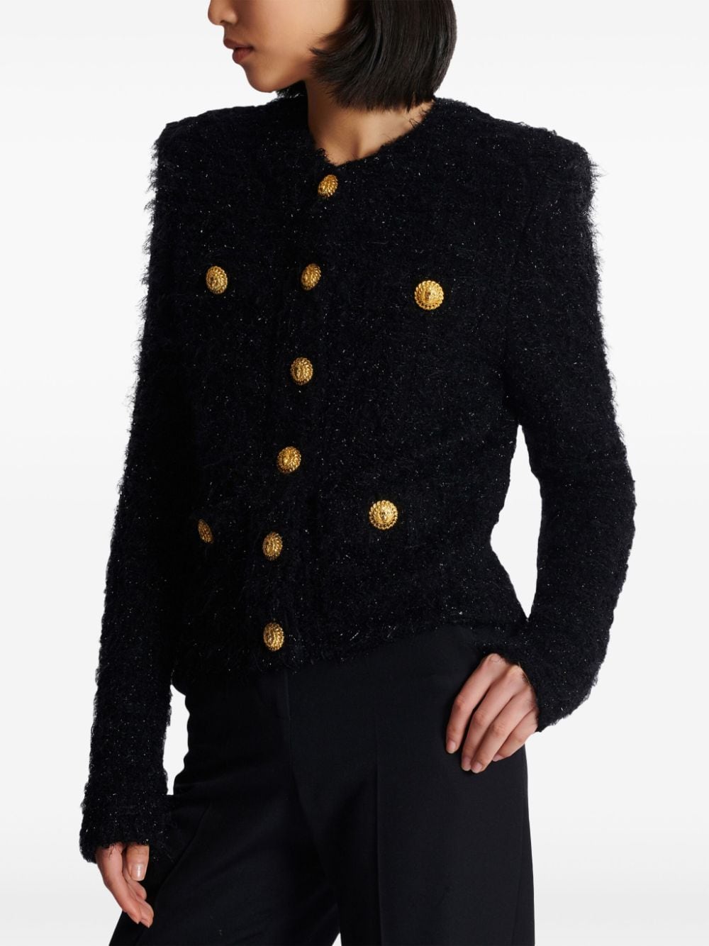 Balmain Jackets Black Polyamide