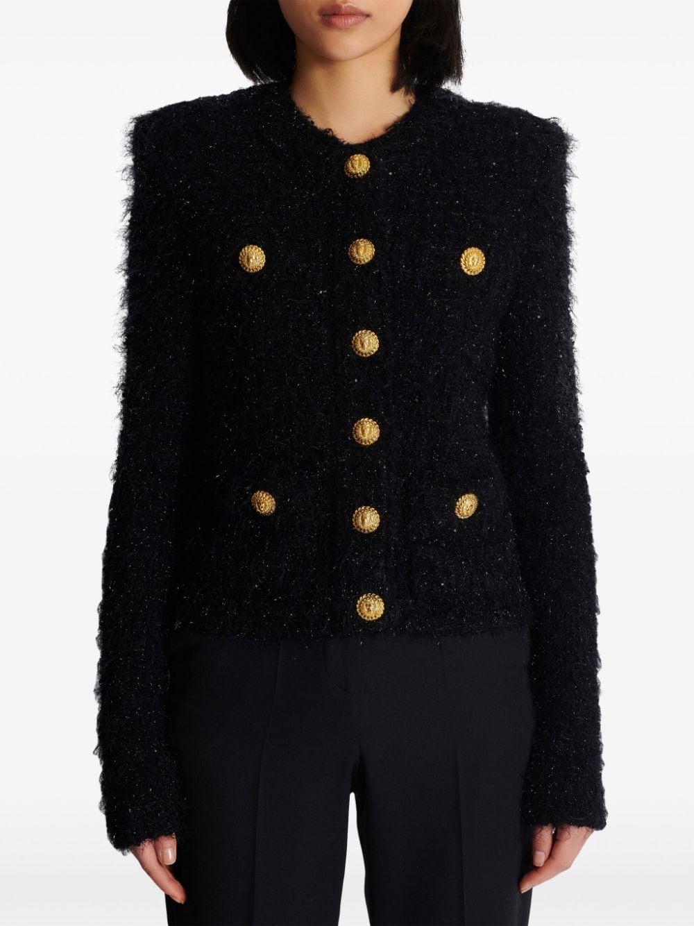 Balmain Jackets Black Polyamide