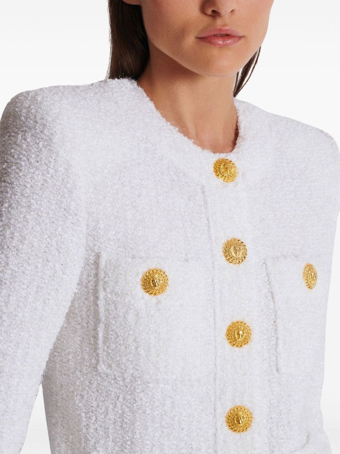 Balmain Jackets White Cotton