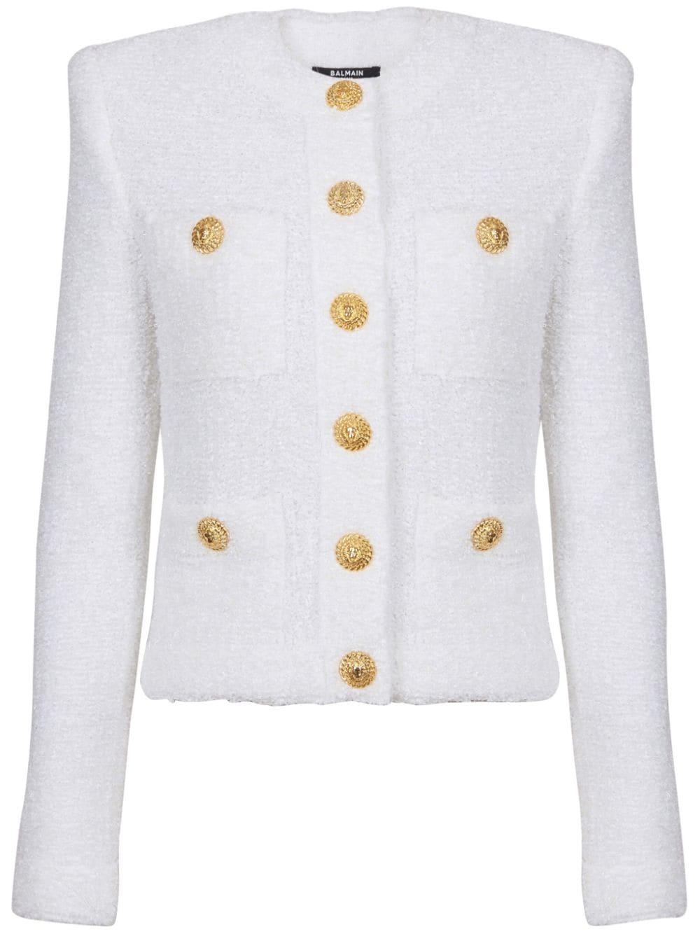 Balmain Jackets White Cotton