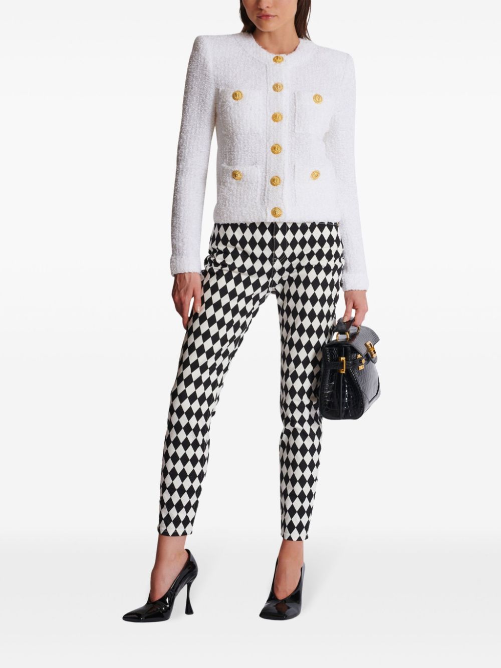Balmain Jackets White Cotton