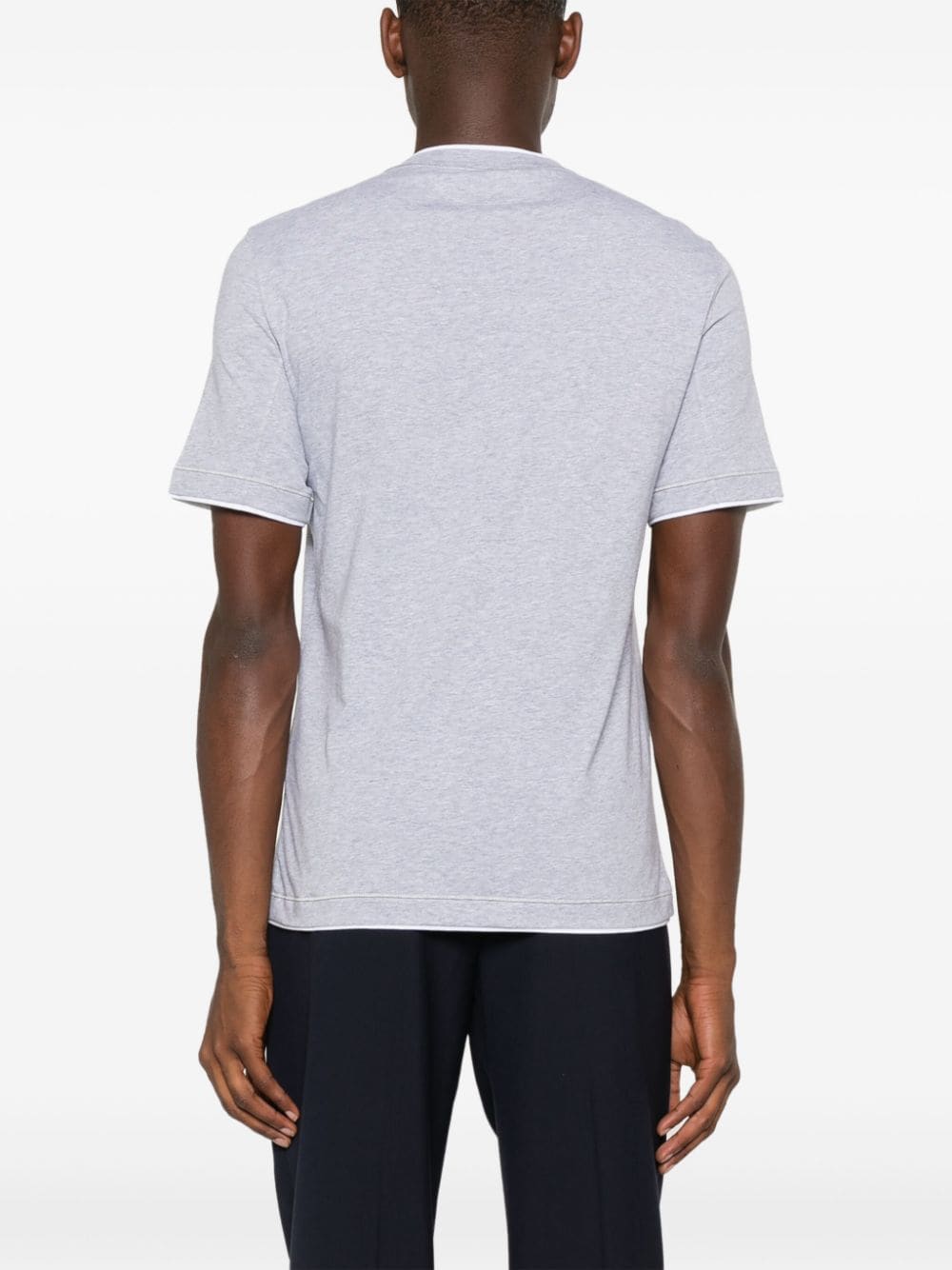 Brunello Cucinelli T-Shirts And Polos Grigio Cotton