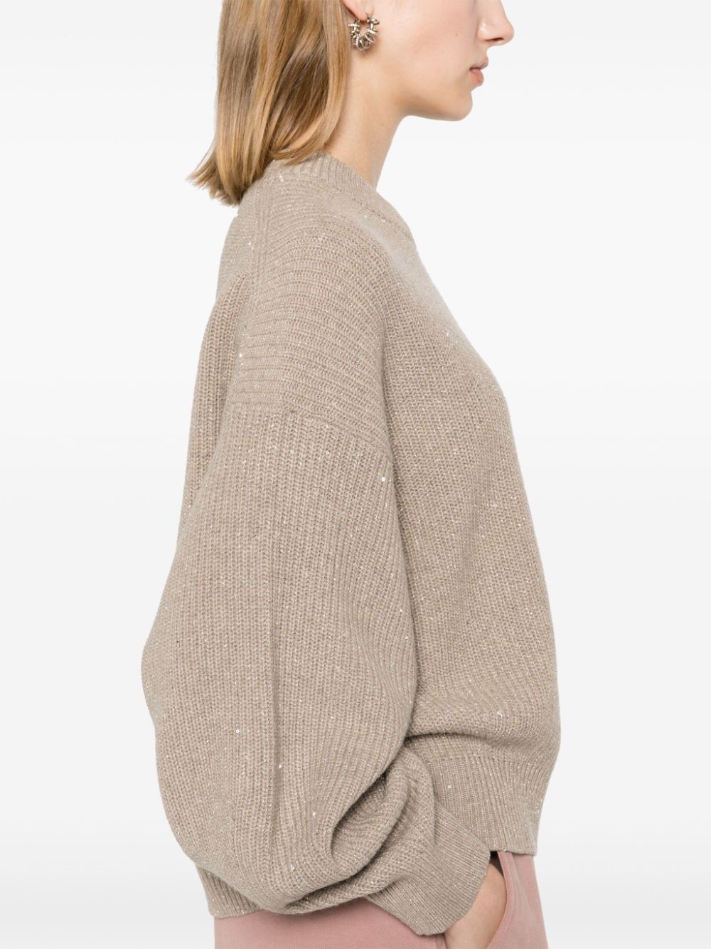 Brunello Cucinelli Sweaters Beige Cashmere