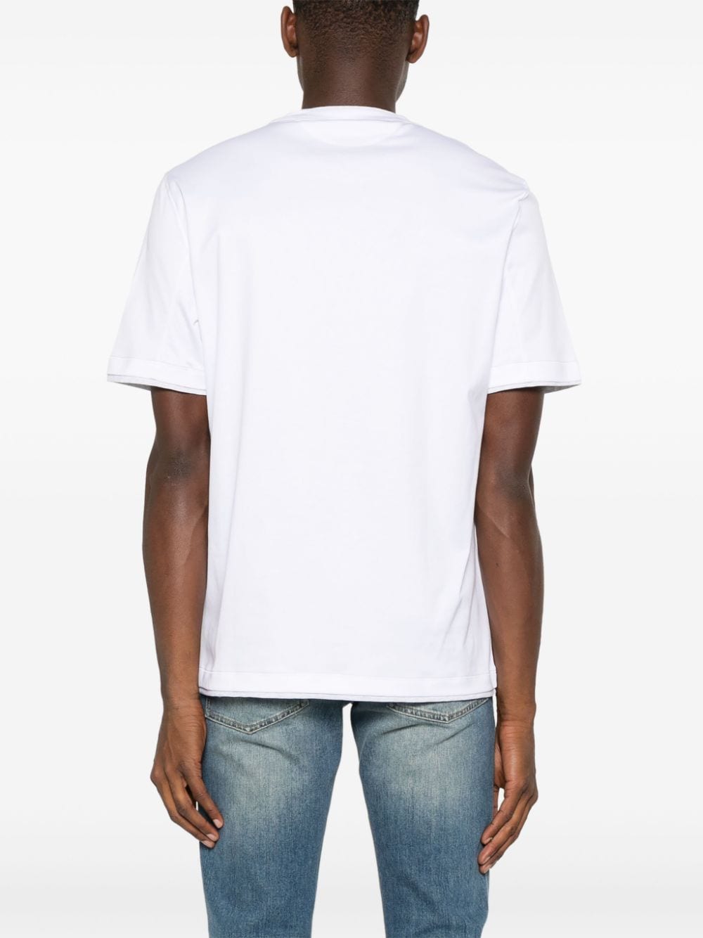 Brunello Cucinelli T-Shirts And Polos Bianco Cotton