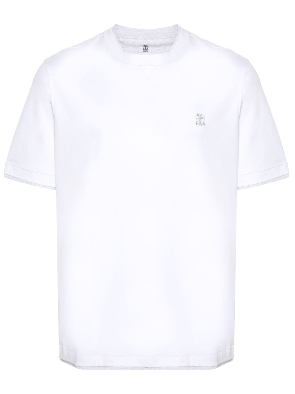 Brunello Cucinelli T-Shirts And Polos Bianco Cotton
