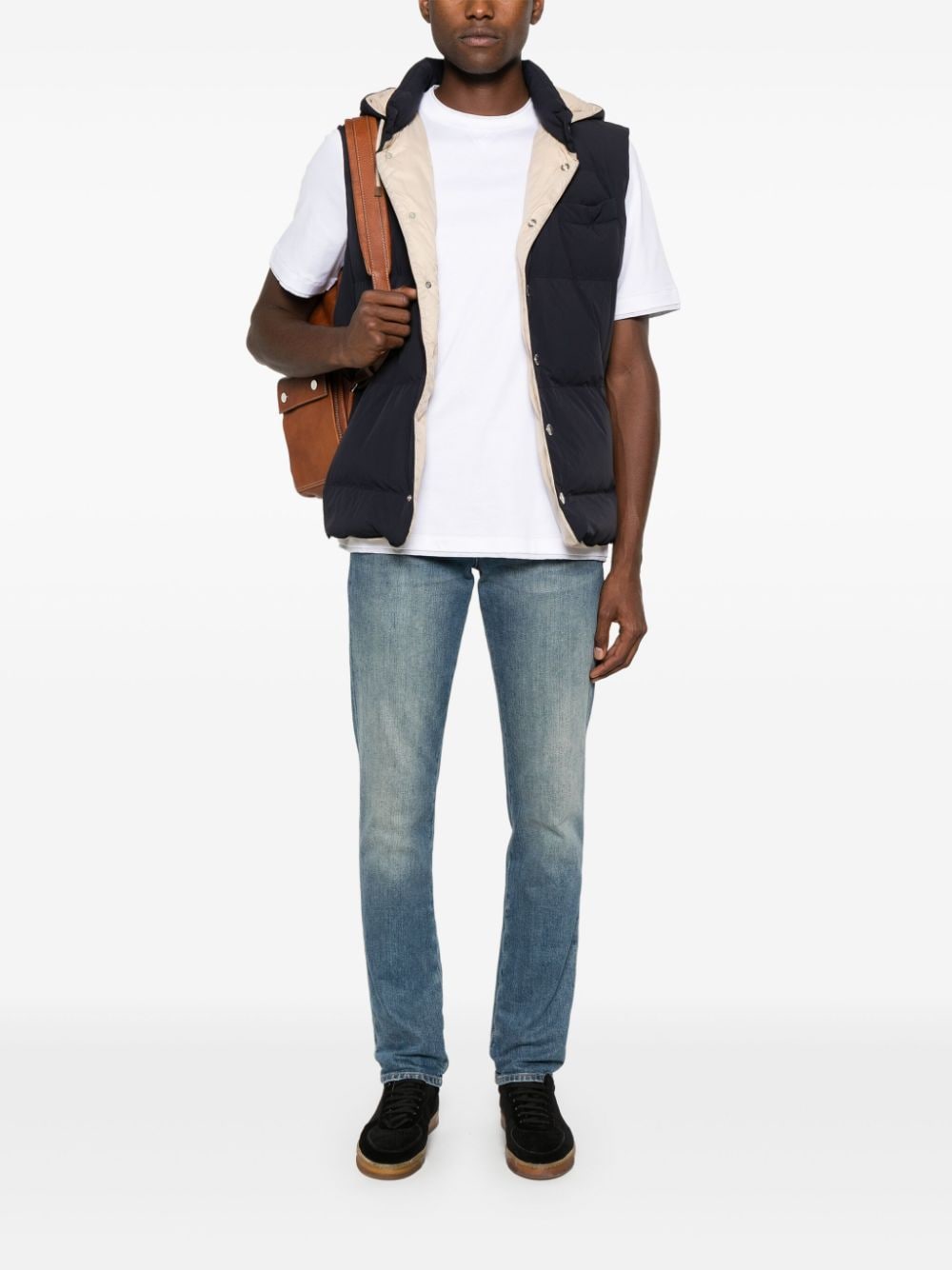 Brunello Cucinelli T-Shirts And Polos Bianco Cotton