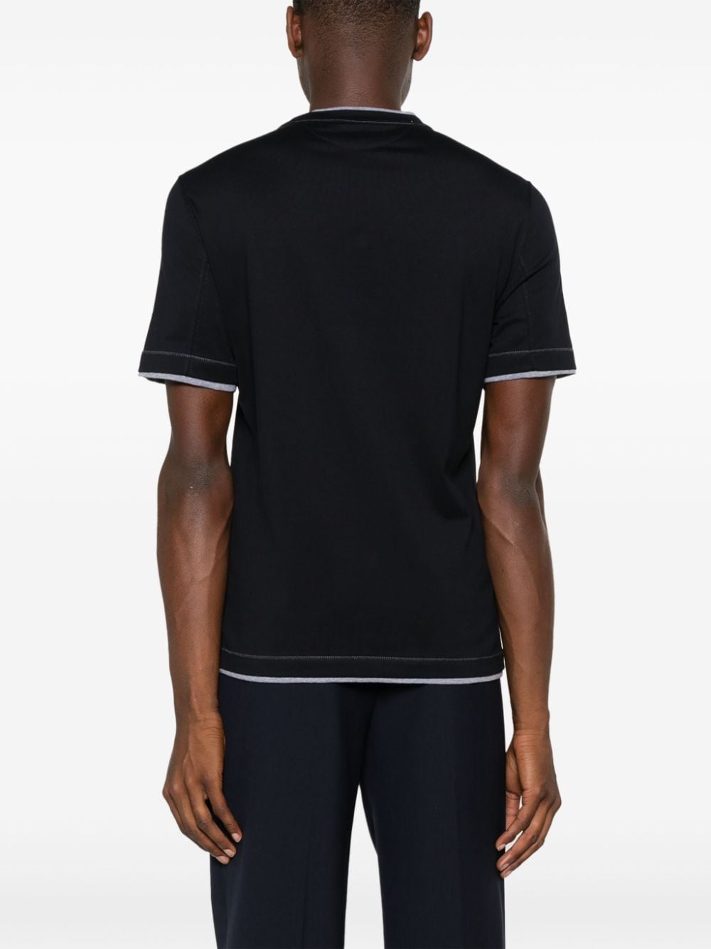 Brunello Cucinelli T-Shirts And Polos Blu Cotton