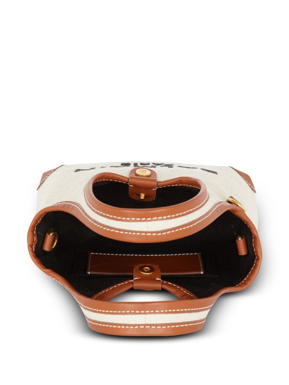 Balmain Bags Leather Brown Fabric