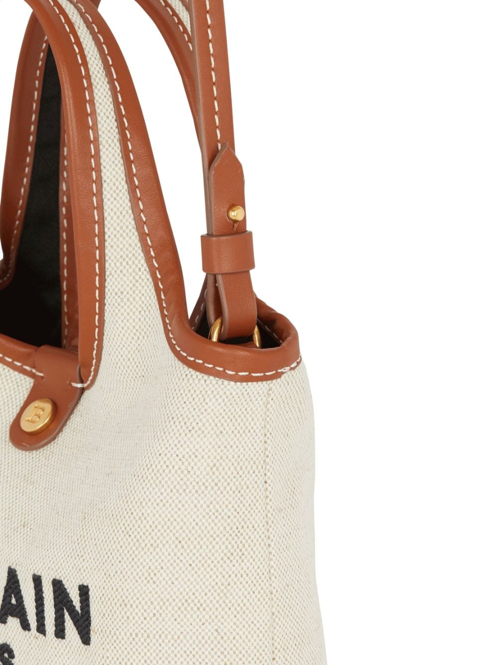 Balmain Bags Leather Brown Fabric