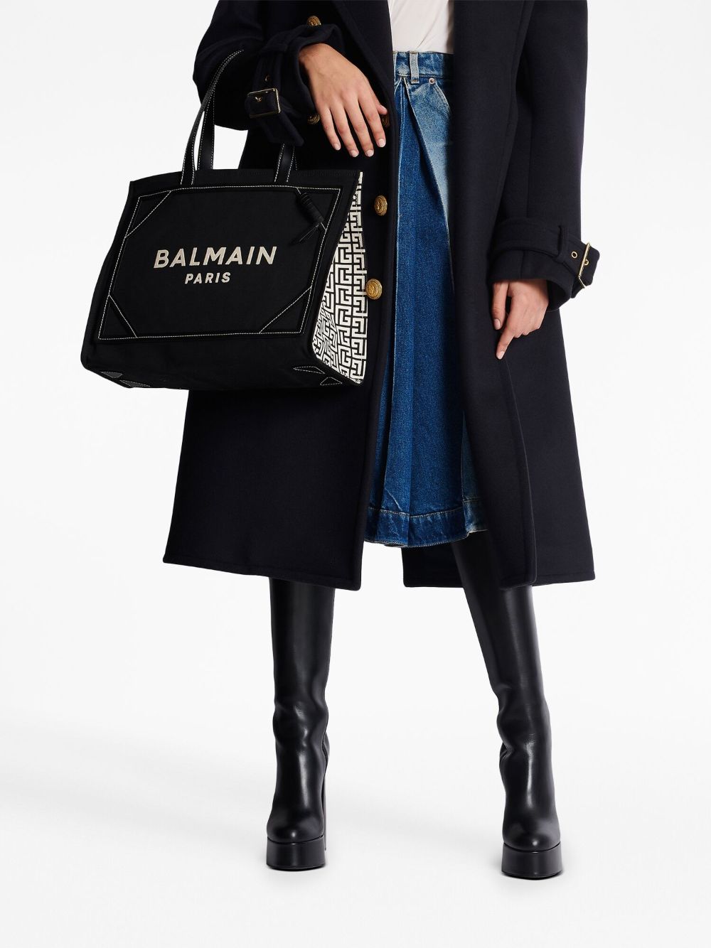 Balmain Bags Black Cotton