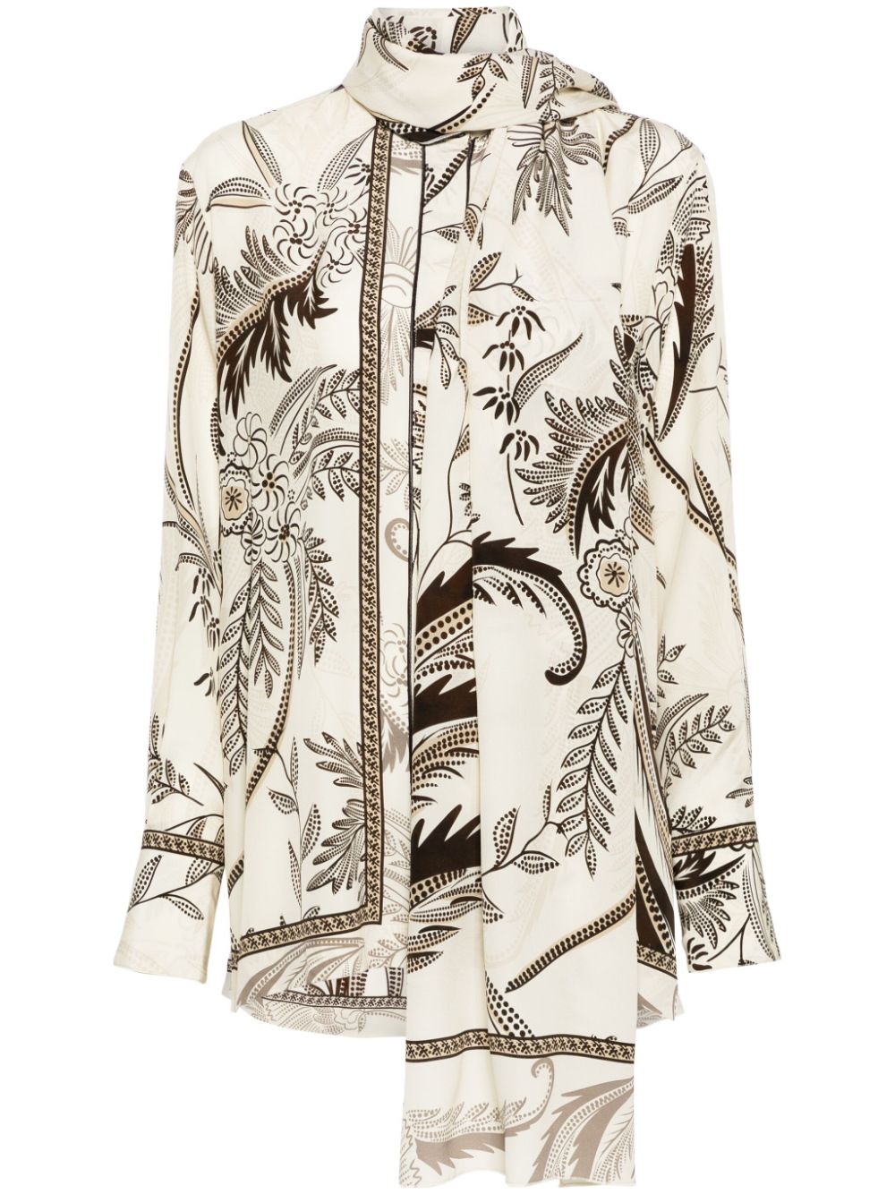 F.r.s . Shirts Beige Silk