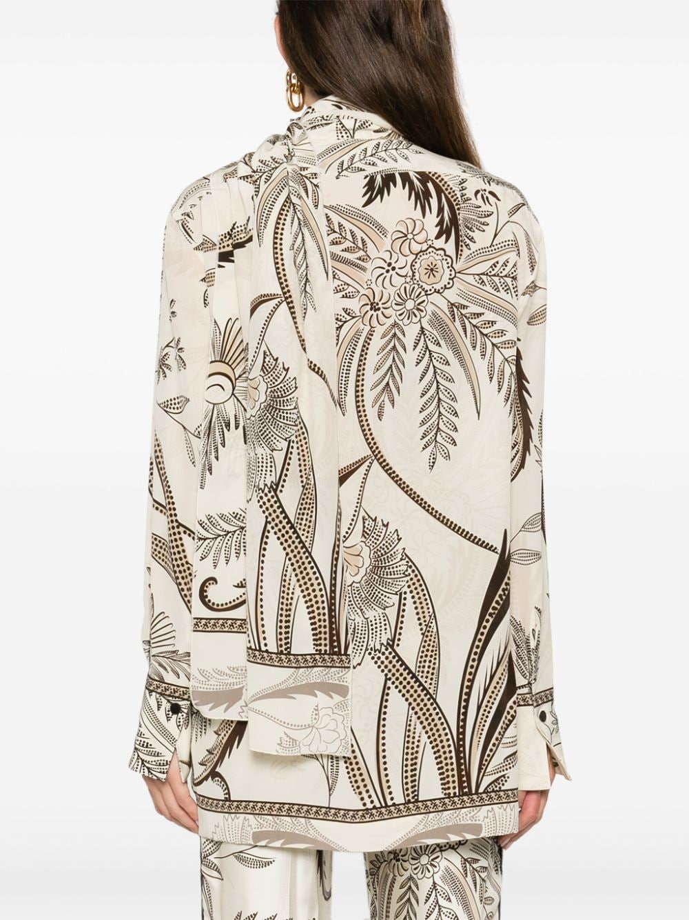 F.r.s . Shirts Beige Silk
