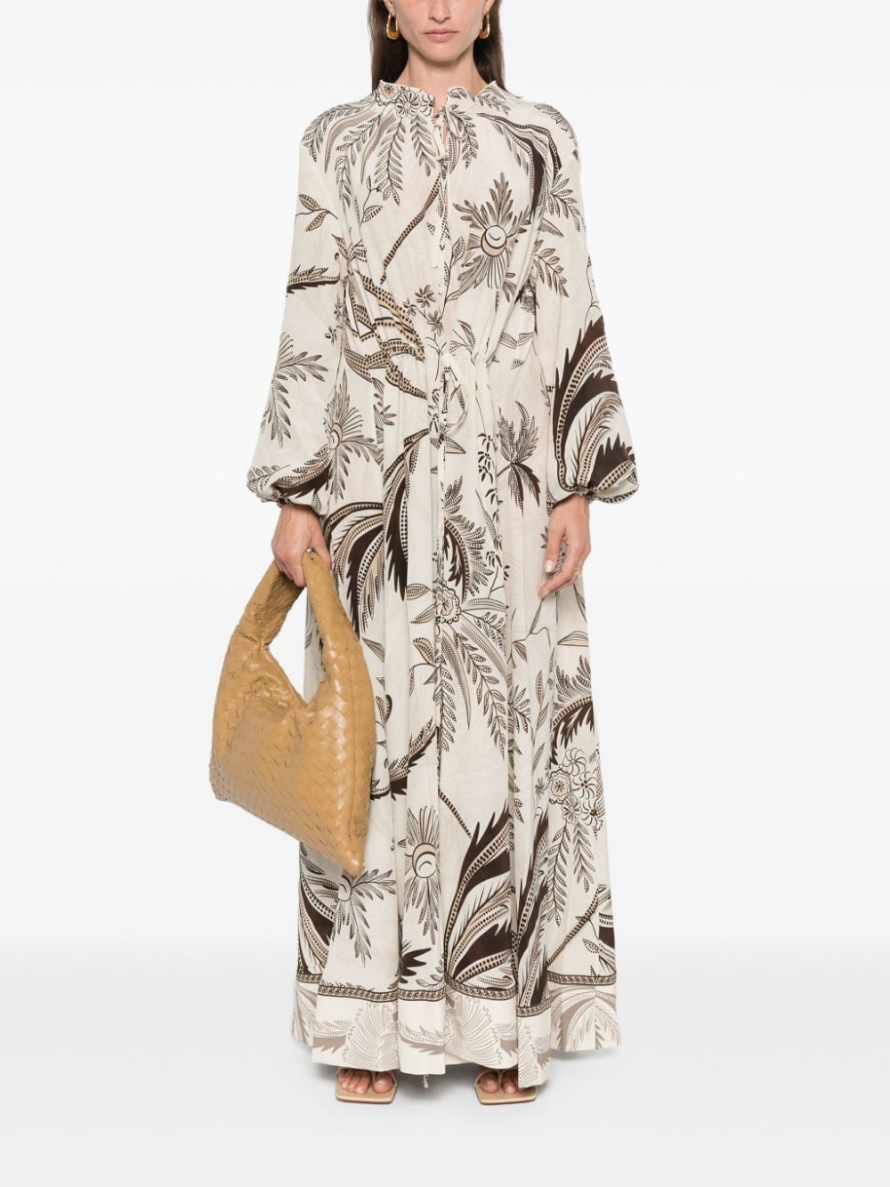 F.r.s . Dresses Beige Silk