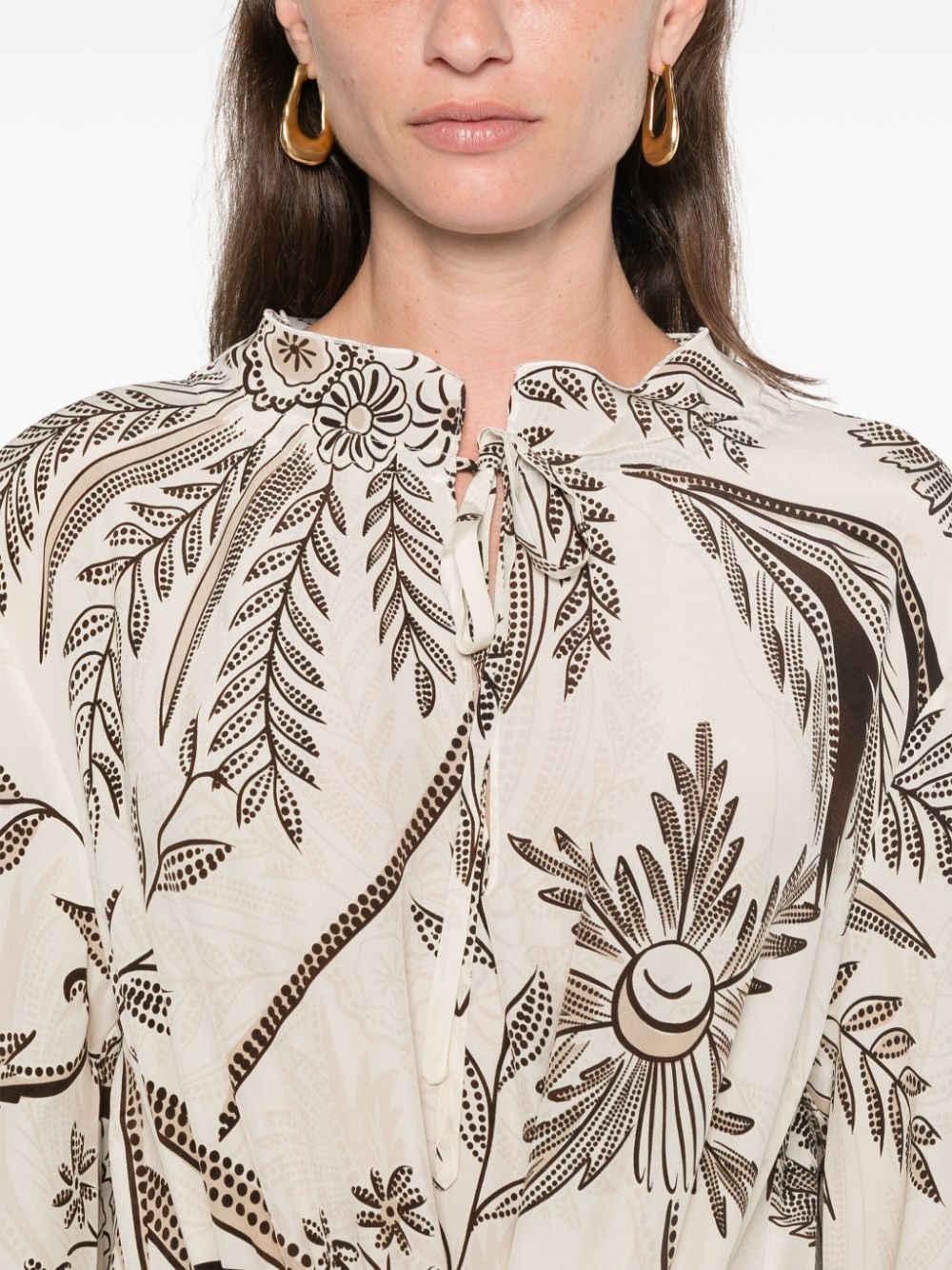 F.r.s . Dresses Beige Silk