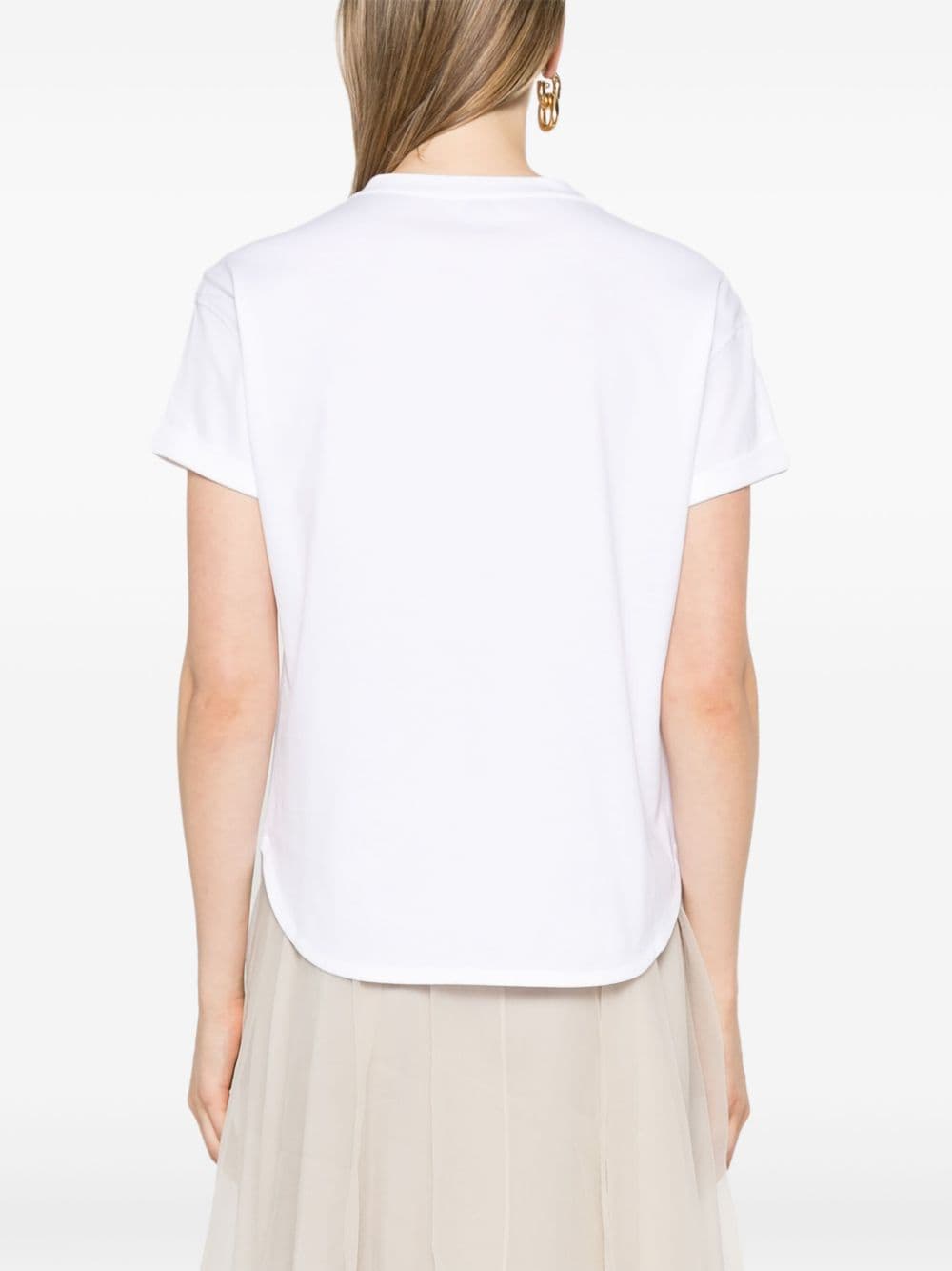 Brunello Cucinelli T-Shirts And Polos Bianco Eco Brass