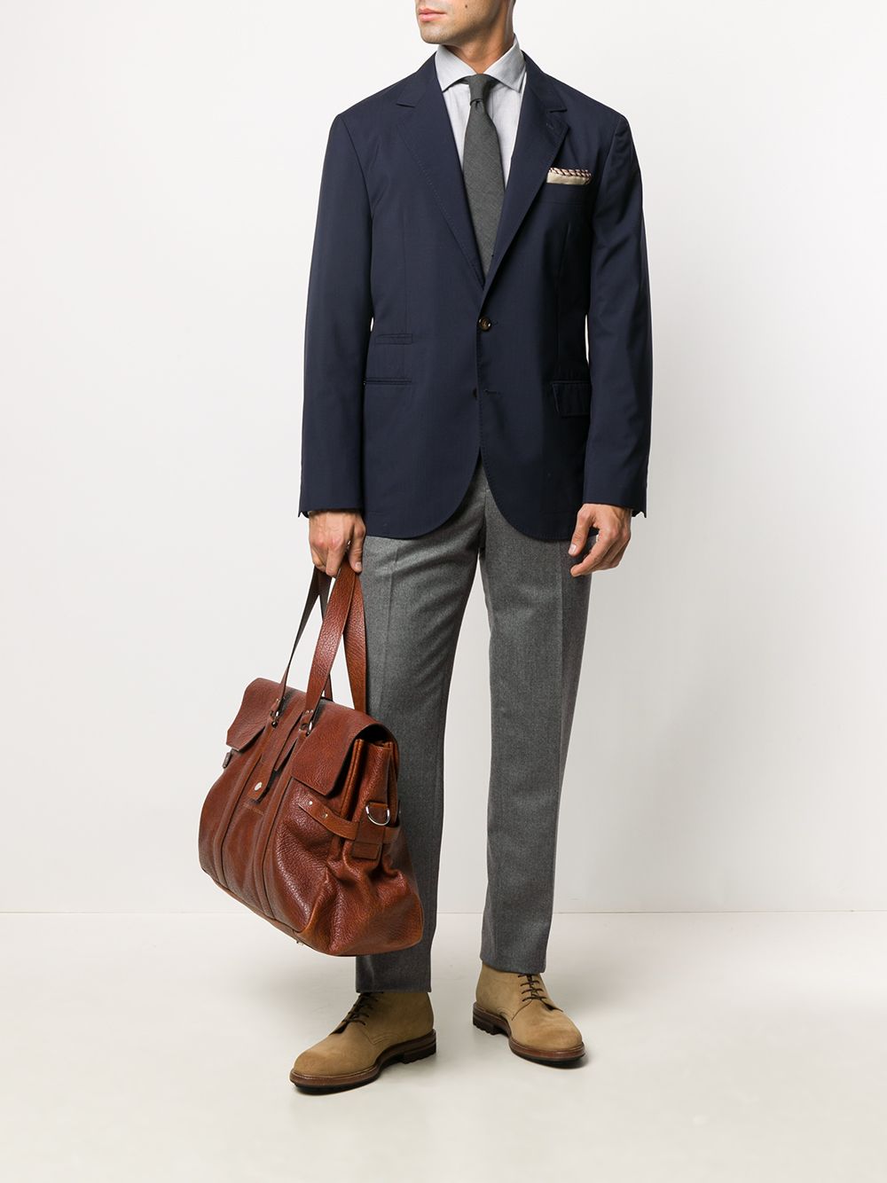 Brunello Cucinelli Trousers Grigio Lining: cotton