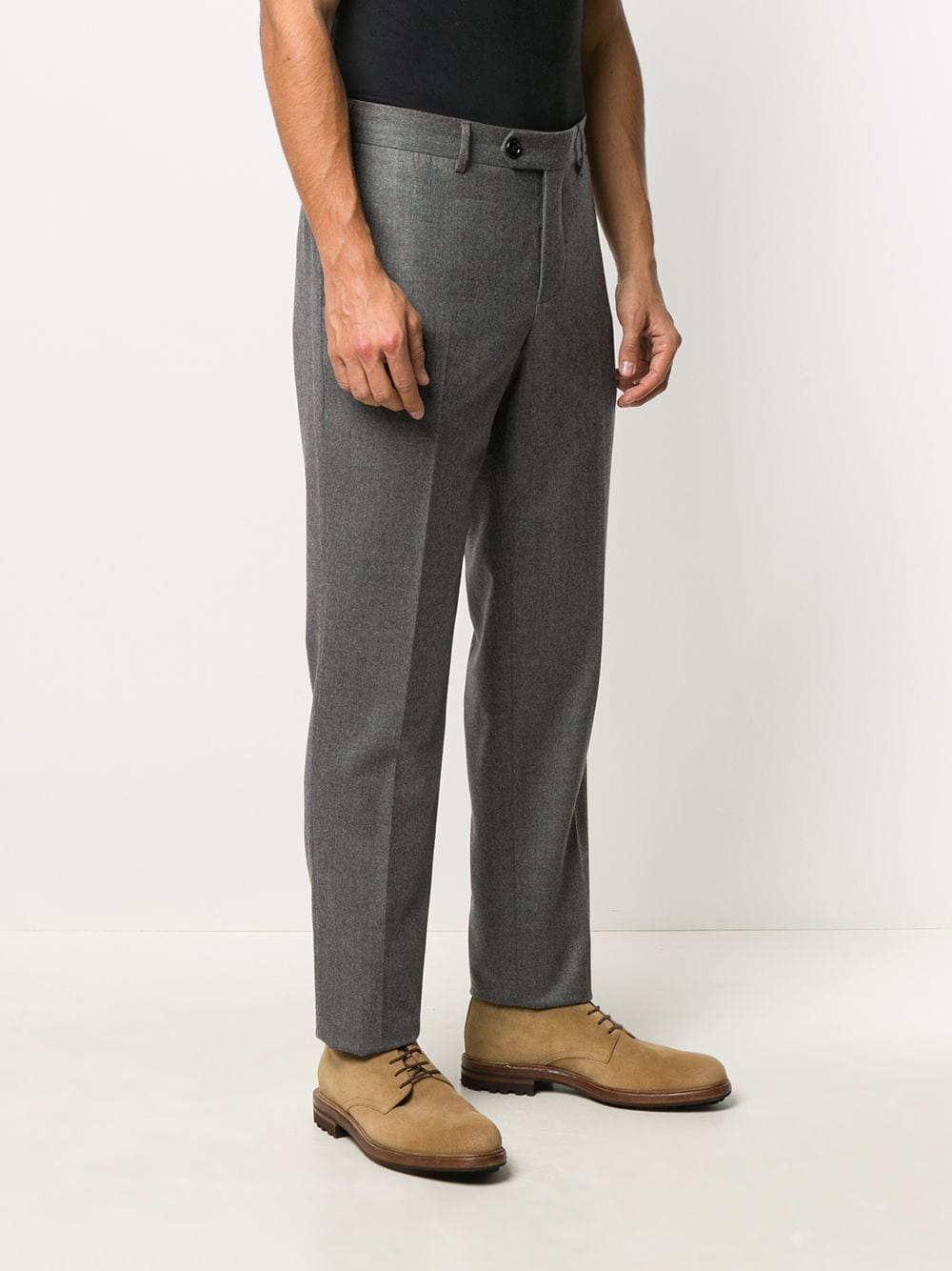 Brunello Cucinelli Trousers Grigio Lining: cotton