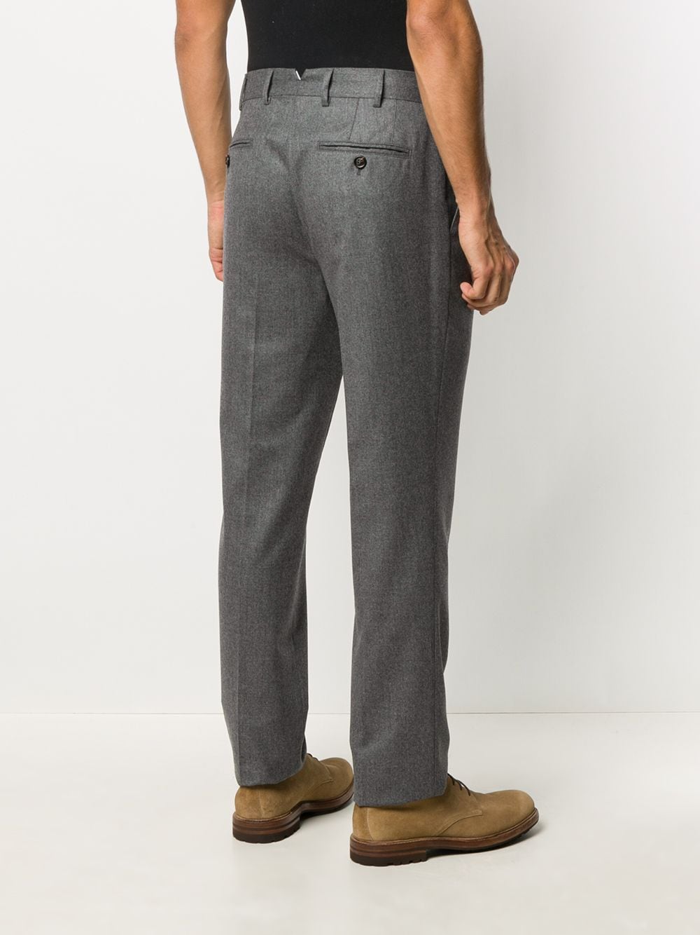 Brunello Cucinelli Trousers Grigio Lining: cotton