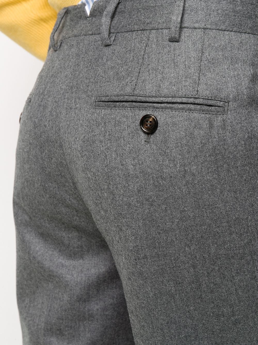 Brunello Cucinelli Trousers Grigio Lining: cotton