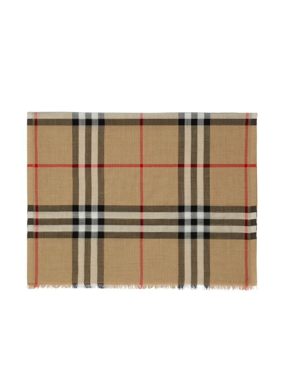 Burberry Scarfs Beige Wool Silk