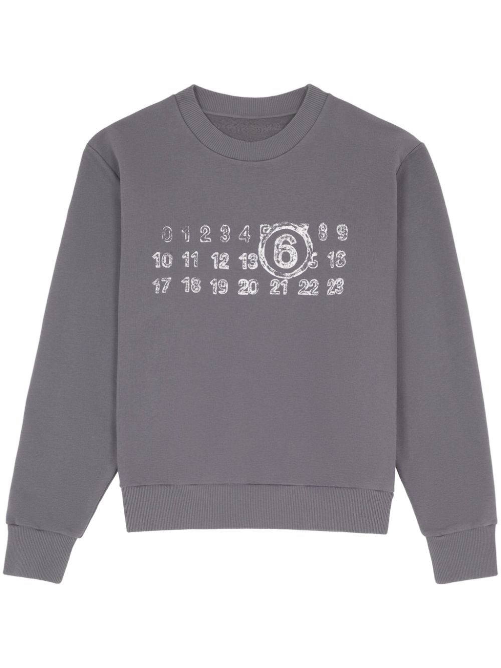 Mm6 Maison Margiela Sweaters Grey Cotton Polyester