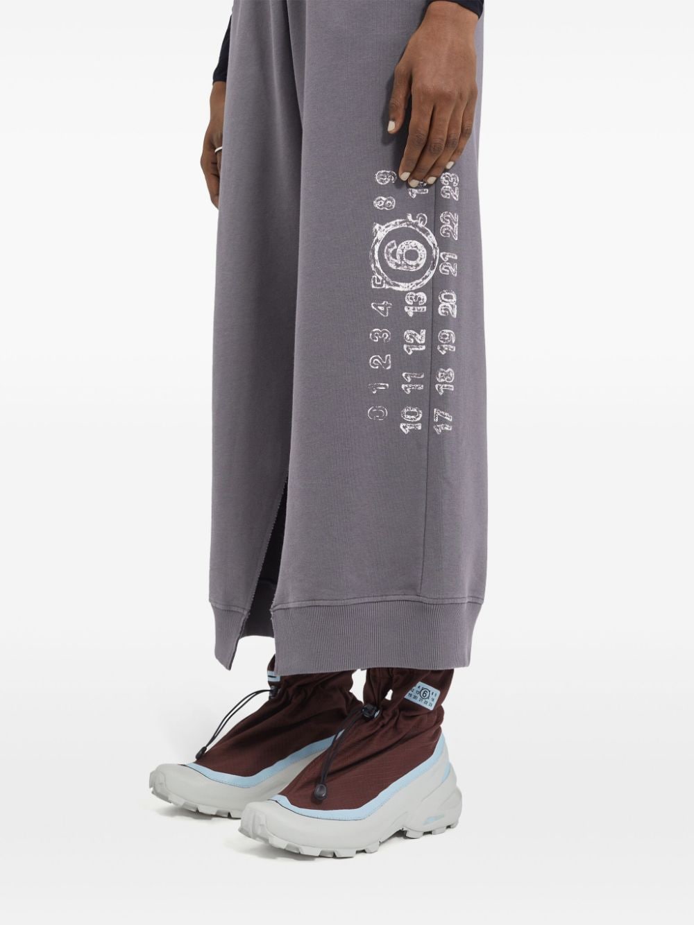 Mm6 Maison Margiela Trousers Grey Cotton Polyester