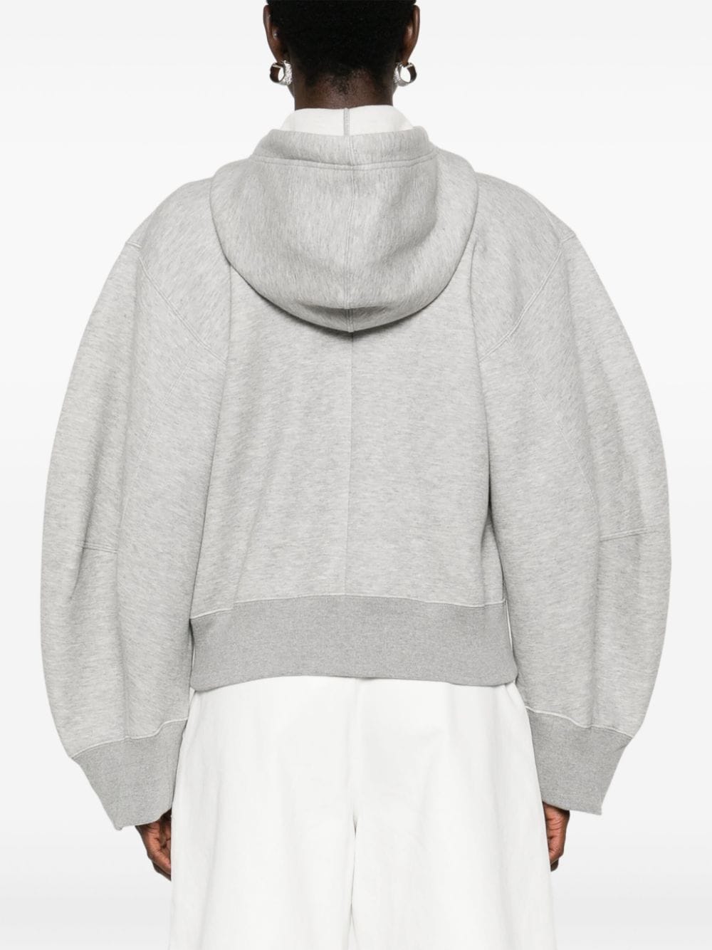 Sacai Sweaters Grey Cotton Polyester