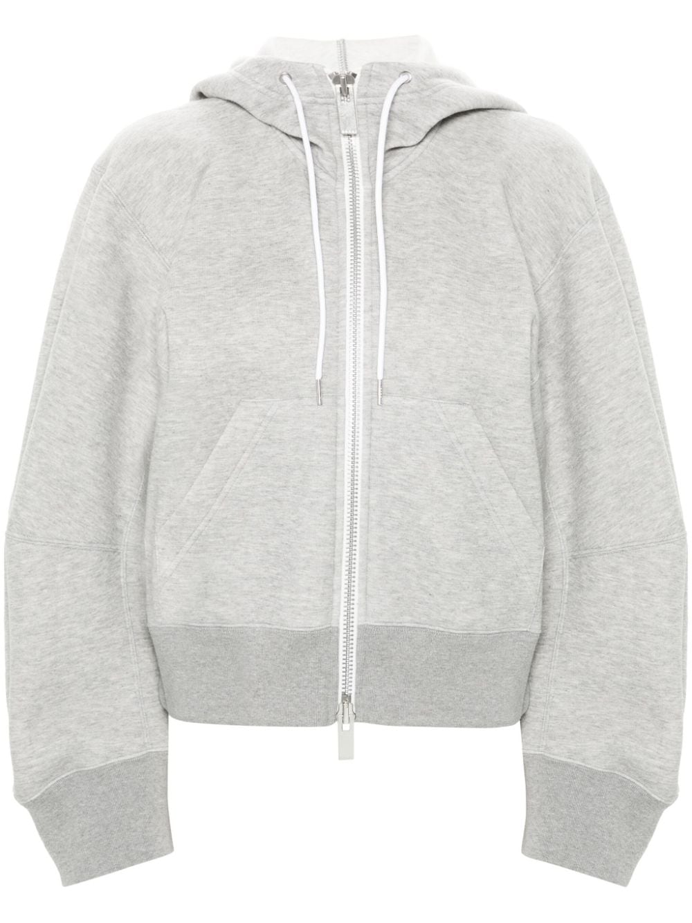 Sacai Sweaters Grey Cotton Polyester