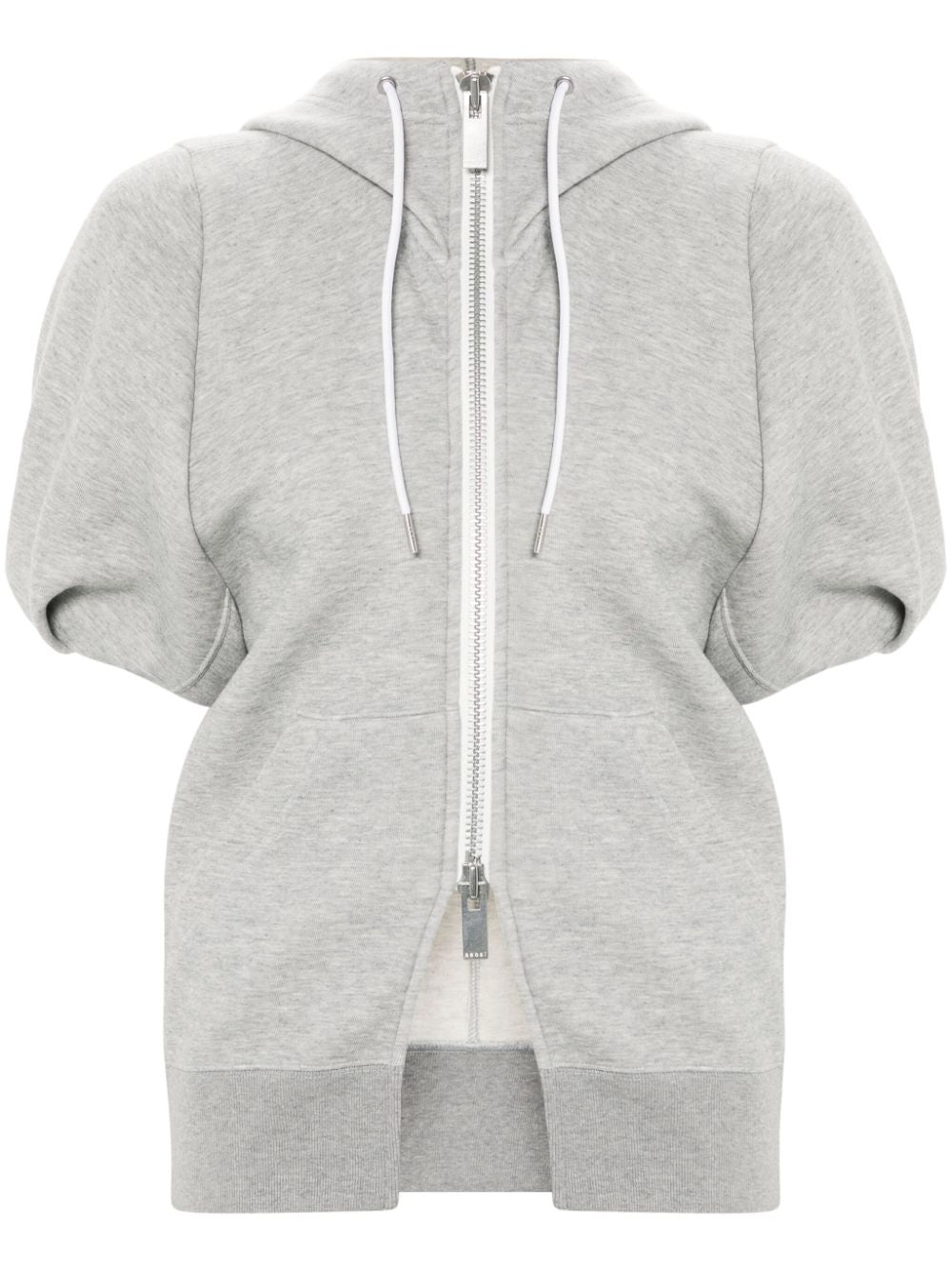 Sacai Sweaters Grey Cotton Polyester