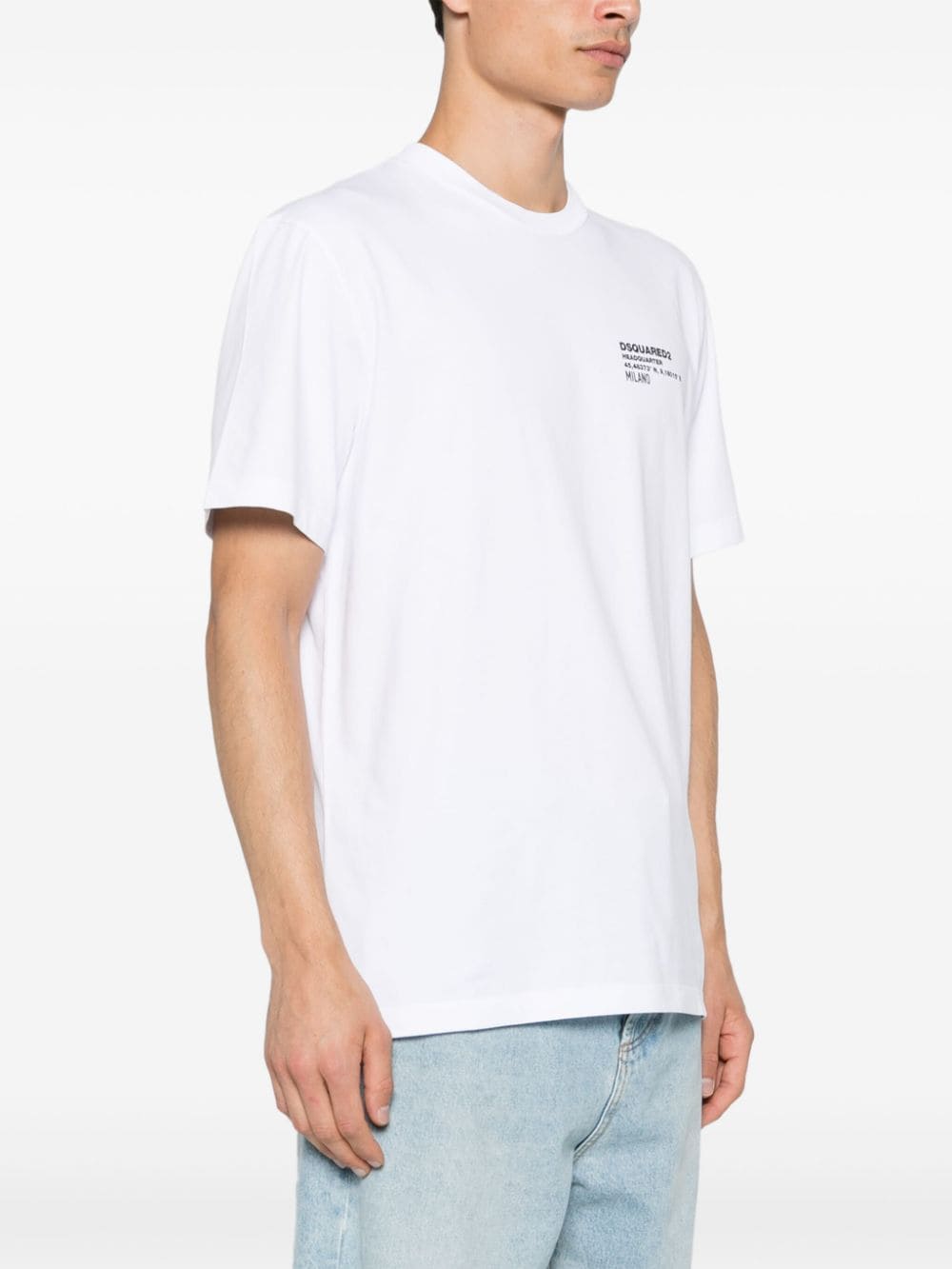 Dsquared2 T-Shirts And Polos White Cotton