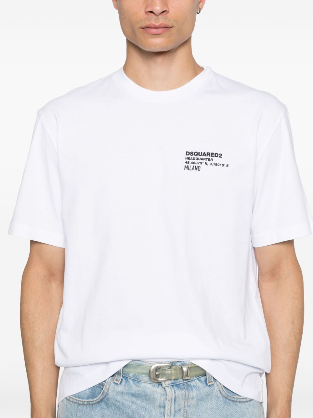Dsquared2 T-Shirts And Polos White Cotton