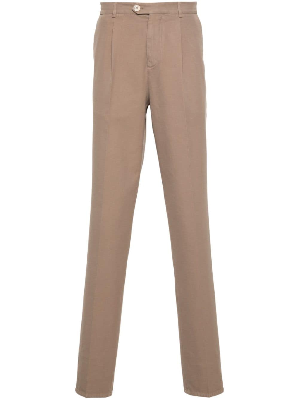 Brunello Cucinelli Trousers Marrone Cotton