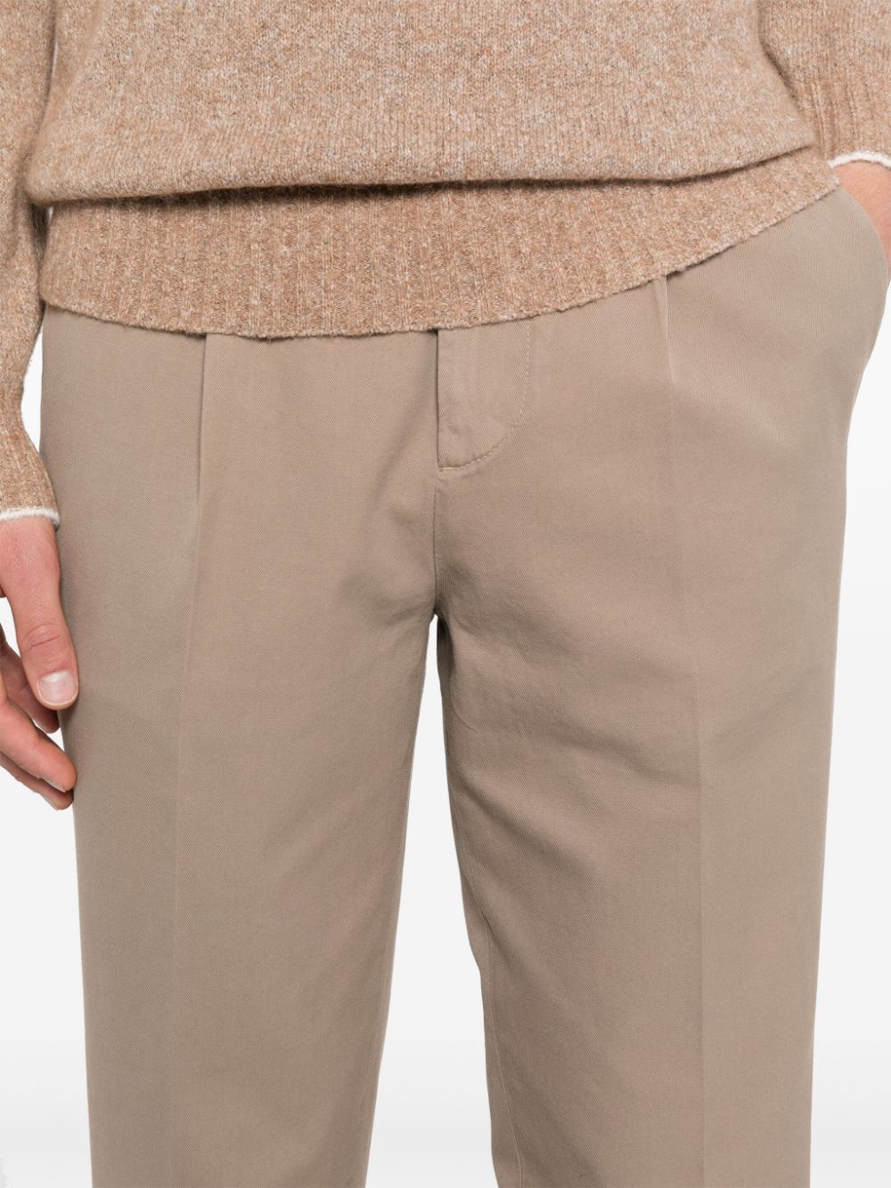 Brunello Cucinelli Trousers Marrone Cotton