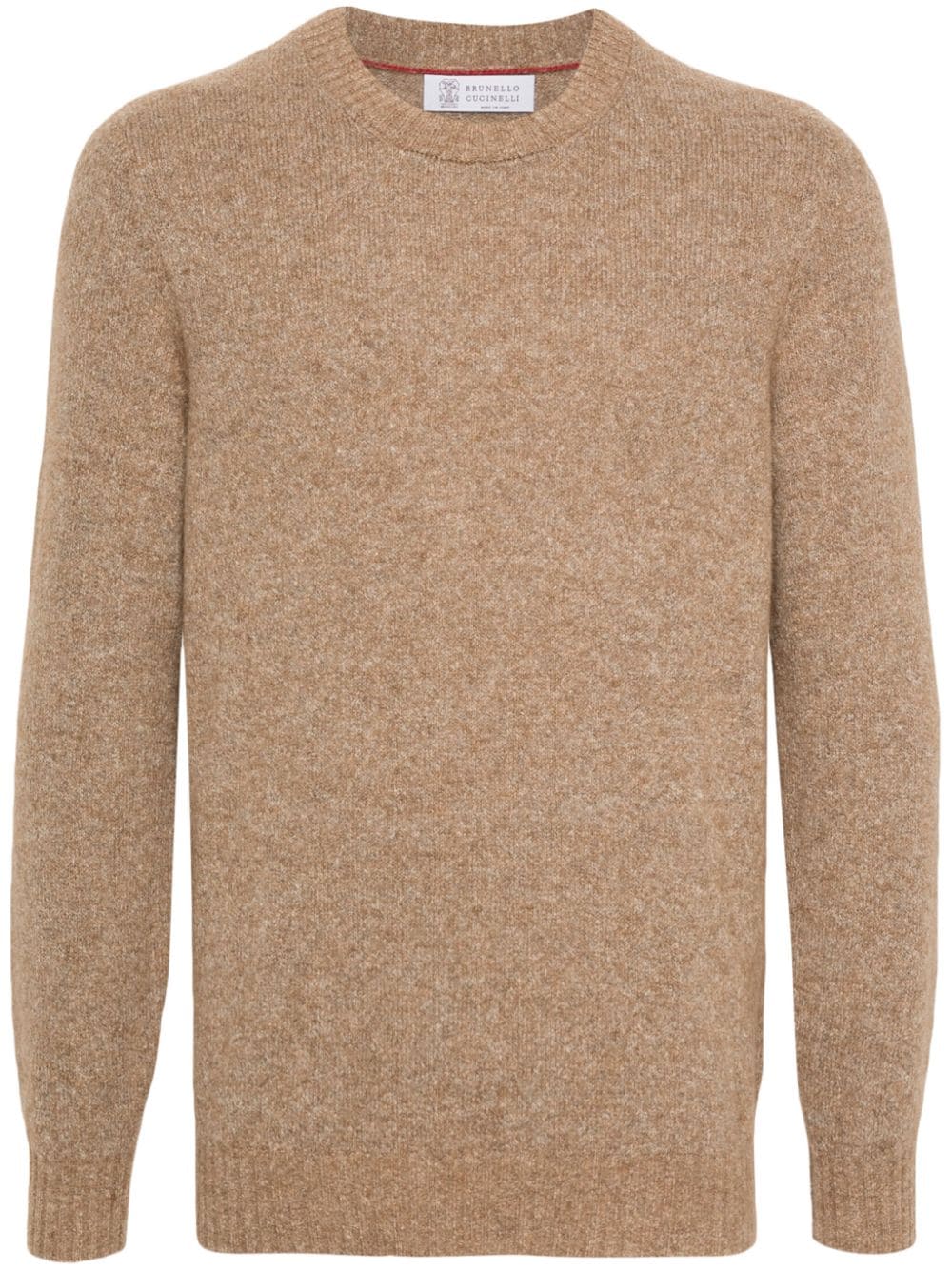Brunello Cucinelli Sweaters Cammello Alpaca Cotton Polyamide Wool