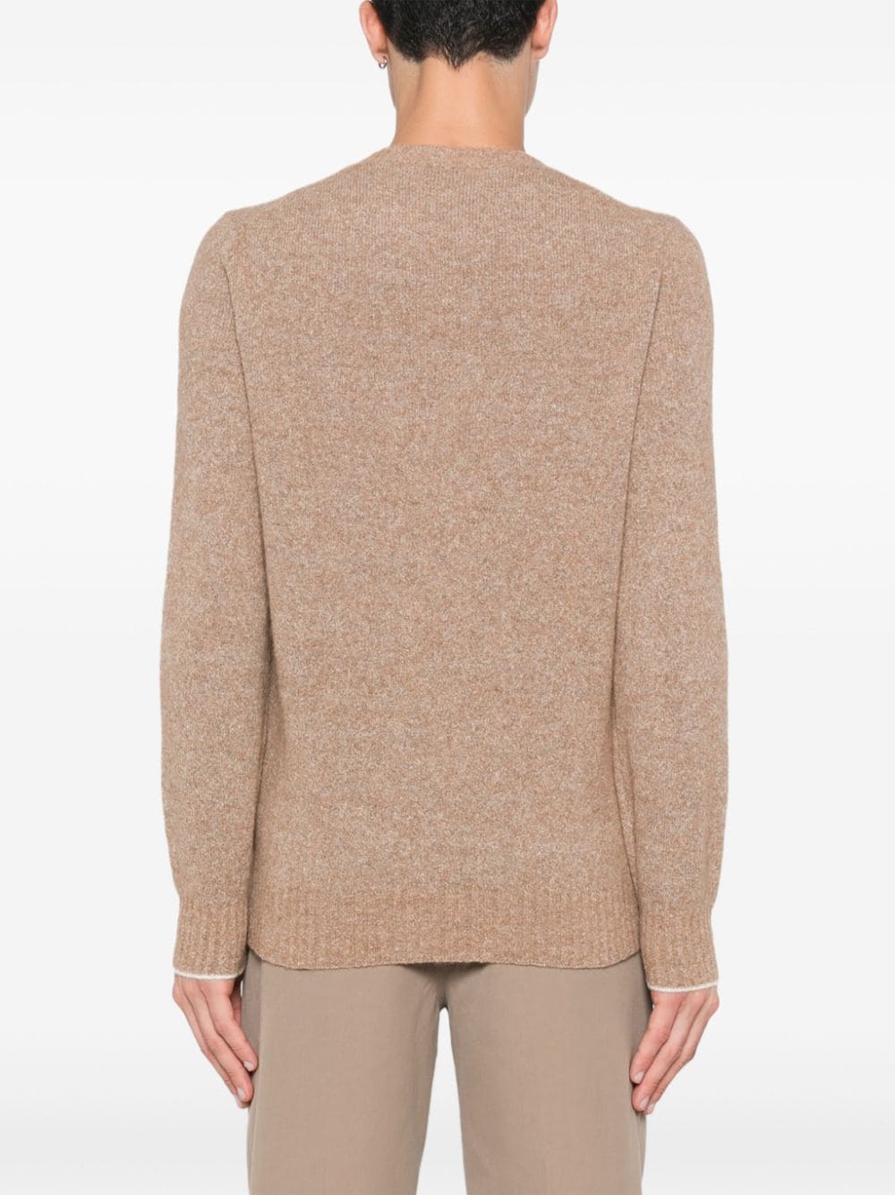 Brunello Cucinelli Sweaters Cammello Alpaca Cotton Polyamide Wool